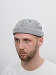 Шапка STETSON арт. 8831103 DOCKER COTTON MELANGE (светло-серый)